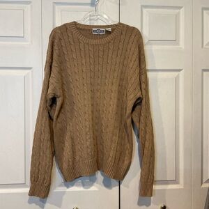 🐸 Vintage Gulf Traders Tan Crewneck Sweater - XL